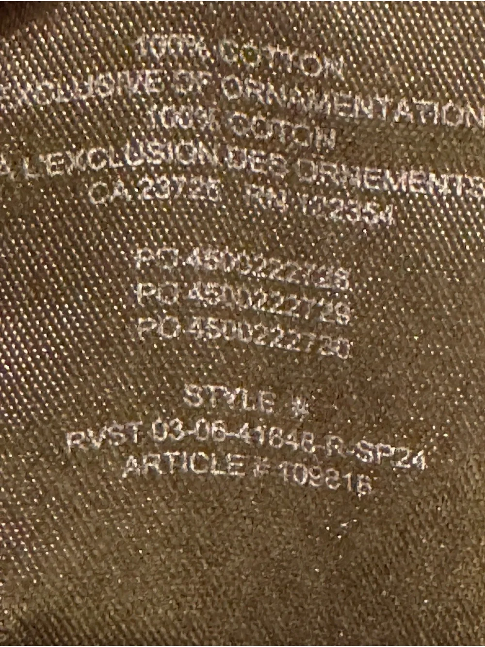 TNA Women’s Supply Cargo Pants / Utility Joggers – Olive Green – Size 6 - Picture 9 of 10